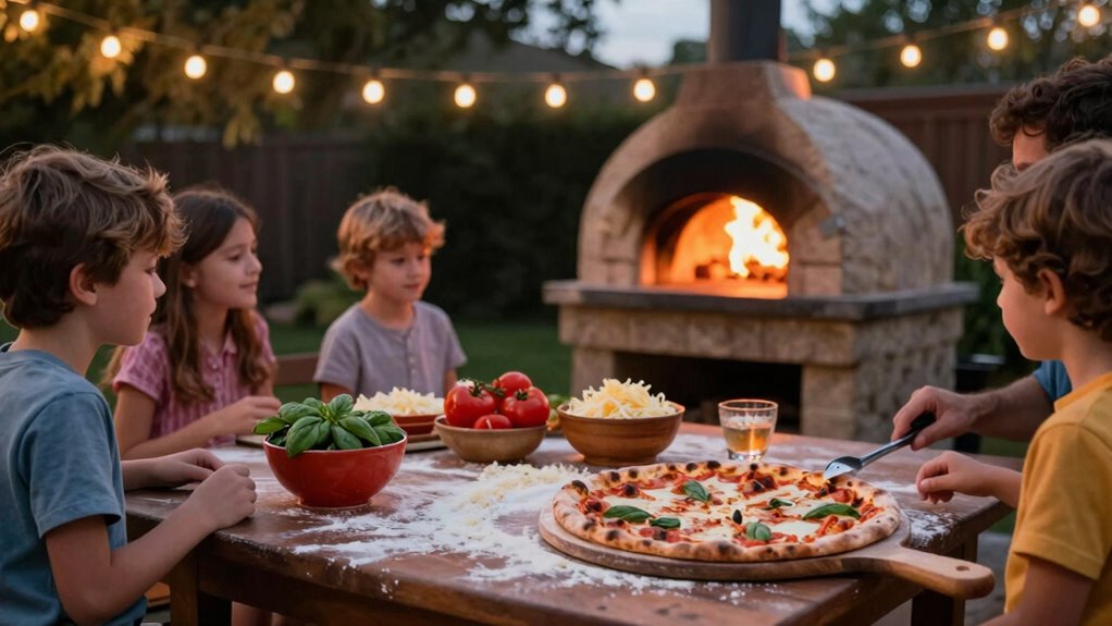 safe outdoor pizza cooking