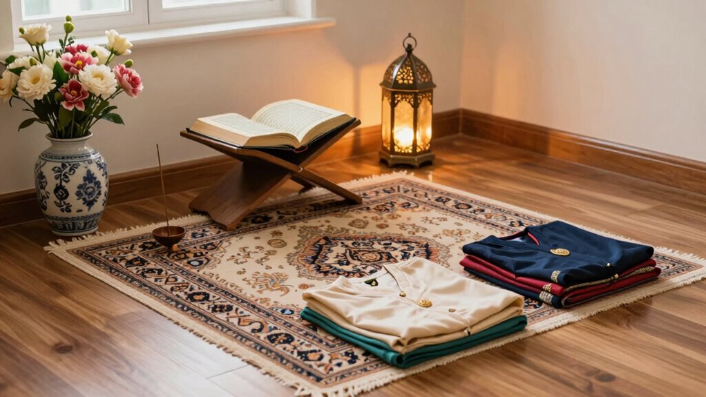 set up prayer space properly