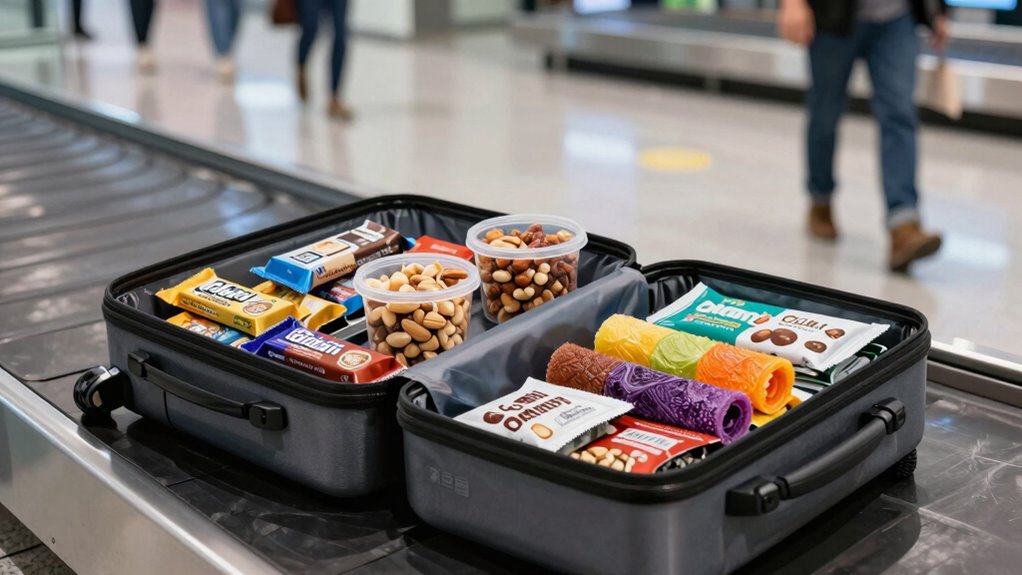 smart organized travel snacks