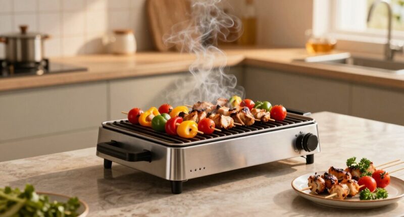 smoke free indoor grilling