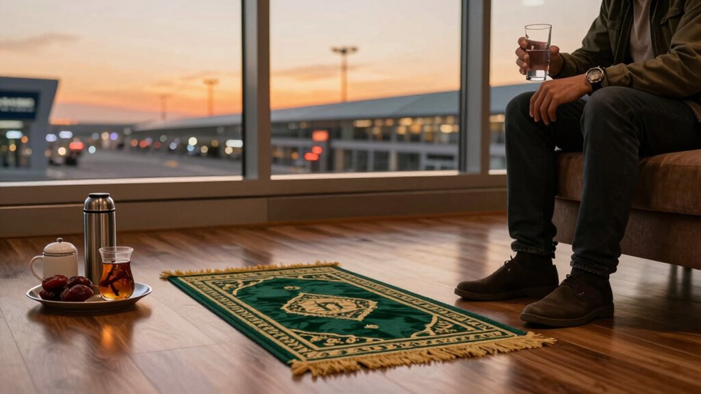 travel prayer hydration comfort