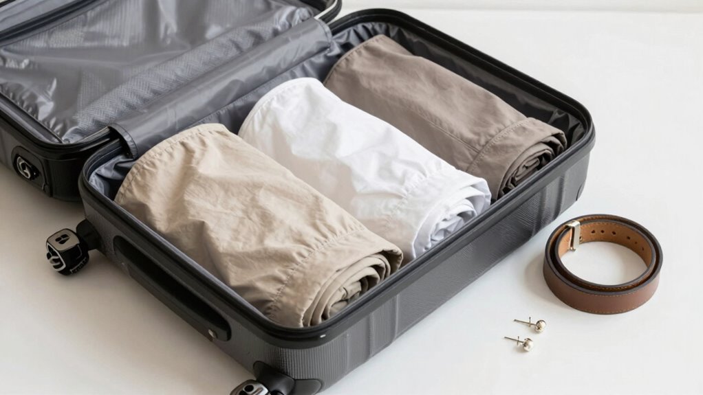 versatile cohesive travel wardrobe