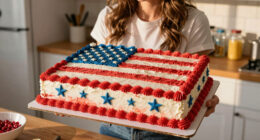 Martha Stewart Serves Huge American Flag Cake with 250 Pieces for Founding Father-Themed Party