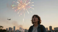 Chicago Plane Fireworks Strike