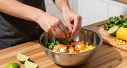 Cilantro-Lime Shrimp with Corn