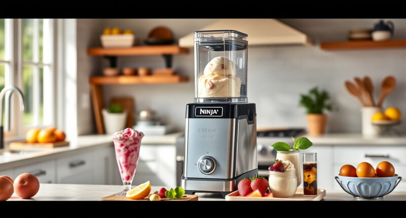 Create Delicious Summer Soft Serve with Ninja NC701 CREAMi Swirl