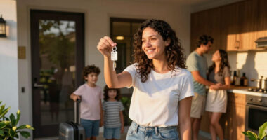 Family checks into Airbnb for the first time. Then find pictures of themselves on the wall: ‘Spiraling’