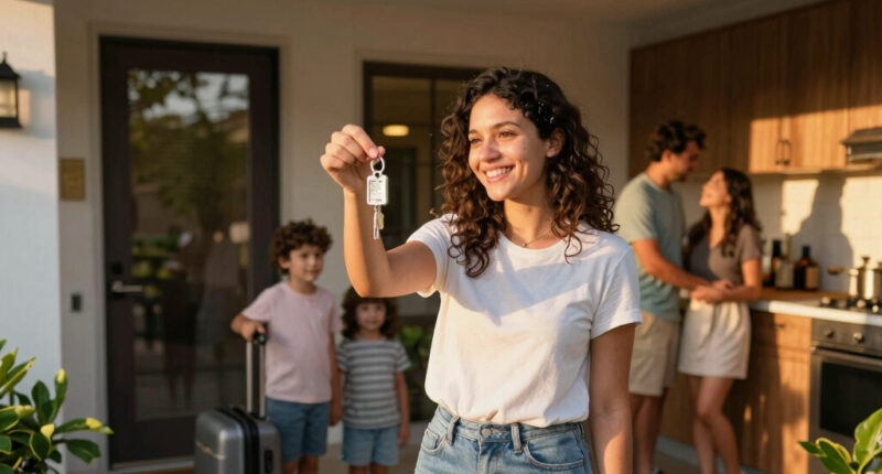 Family checks into Airbnb for the first time. Then find pictures of themselves on the wall: ‘Spiraling’