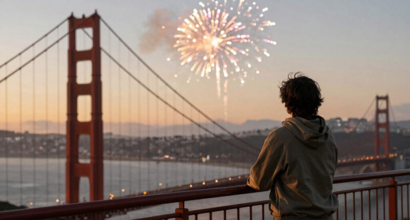 Golden Gate Bridge Fireworks