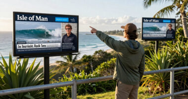 Port Douglas, Isle Of Man (General), Isle Of Man Surges In Global Coverage