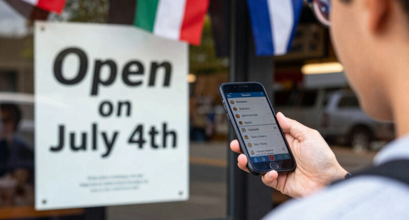 Restaurants Open On July 4Th Near Me