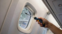 Ryanair Window Broken