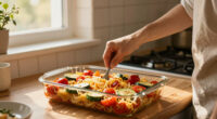 Summer Vegetable Baked Spaghetti