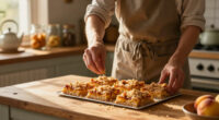 Peach Crumb Bars