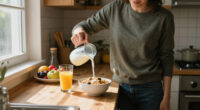 Ever Pour The Milk Into The Glass And The Orange Juice Onto The Cereal?
