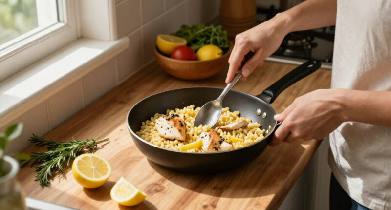 Lemon Chicken Orzo