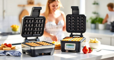 Make Perfect Summer Belgian Waffles with Ninja Waffle Maker Pro