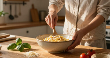 On Nights I Don’t Feel Like Cooking, I Turn To This Super Creamy Pasta