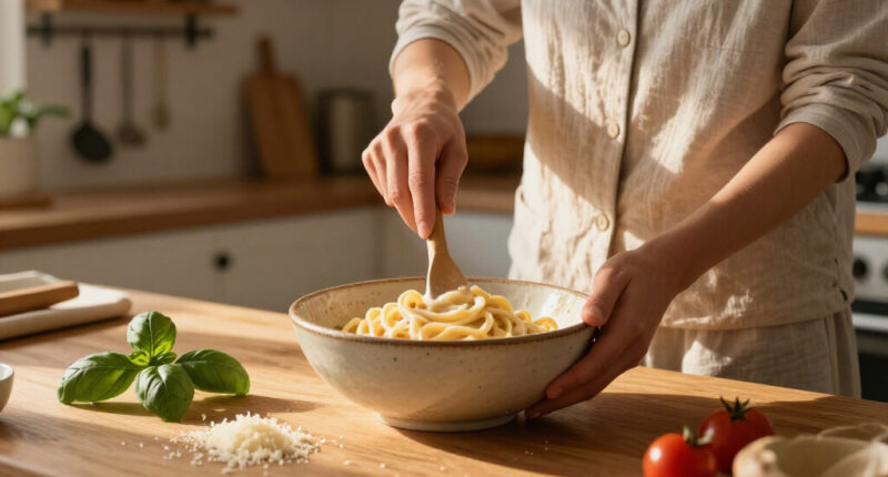 On Nights I Don’t Feel Like Cooking, I Turn To This Super Creamy Pasta