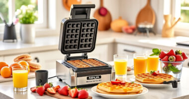 Summer Waffle Recipes with Ninja Belgian Waffle Maker Pro