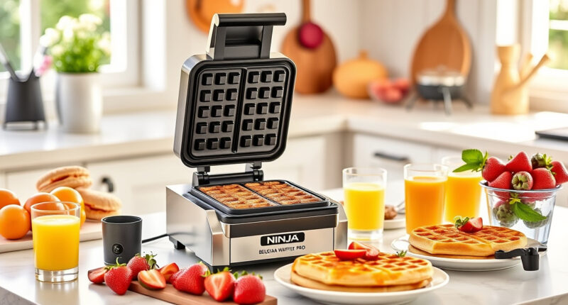 Summer Waffle Recipes with Ninja Belgian Waffle Maker Pro