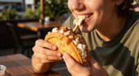 Taco Bell Churro Ice Cream Taco