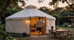 Amazon's Selling A Massive Yurt That'll Turn Your Backyard Into A Glamping Retreat